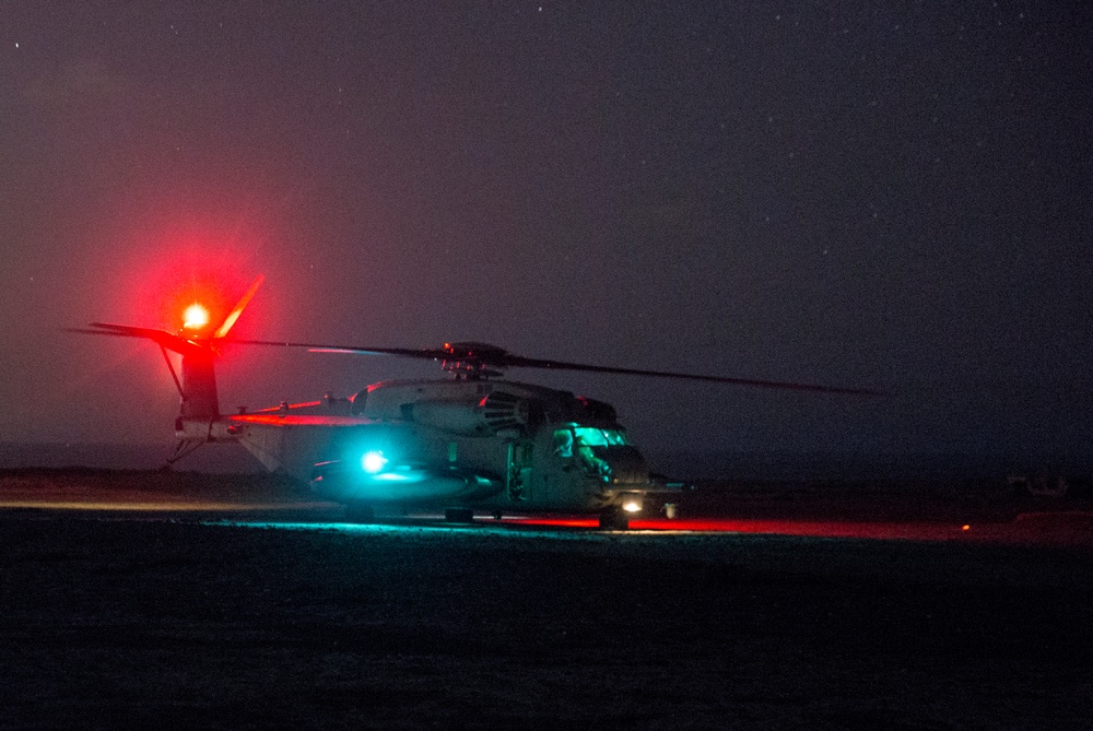 HMH-466 Wolfpack Marines take to the skies