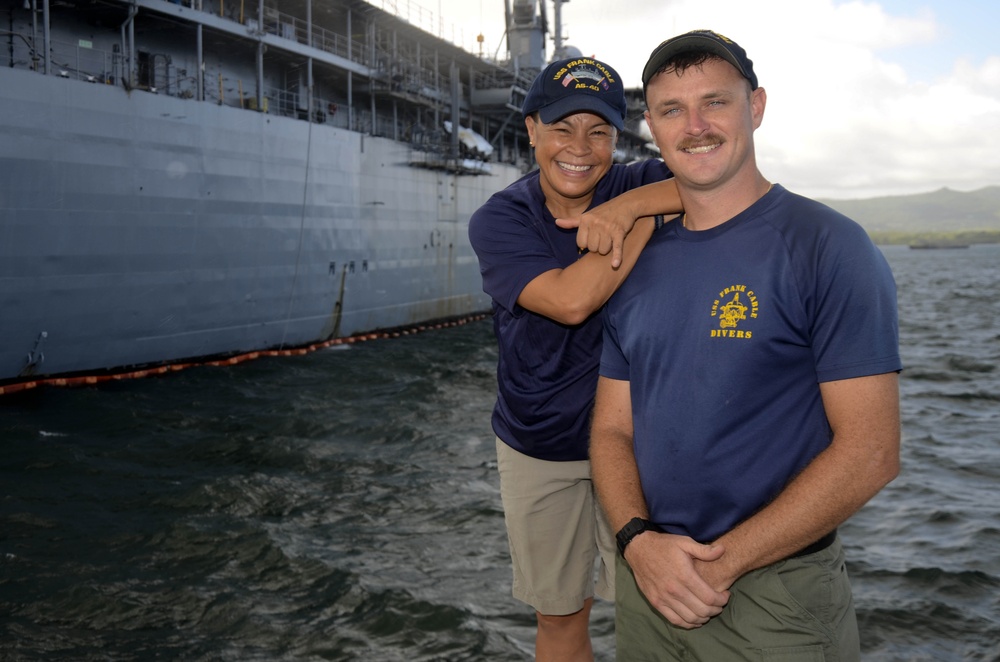 USS Frank Cable operations