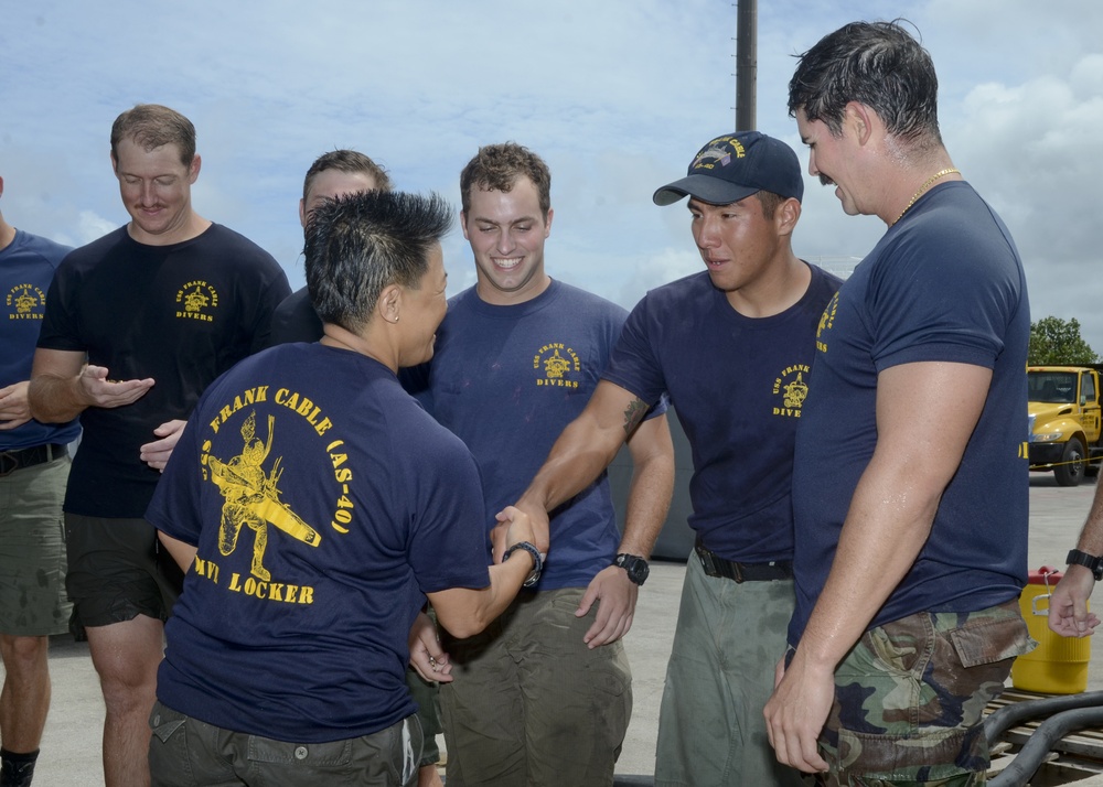 USS Frank Cable operations