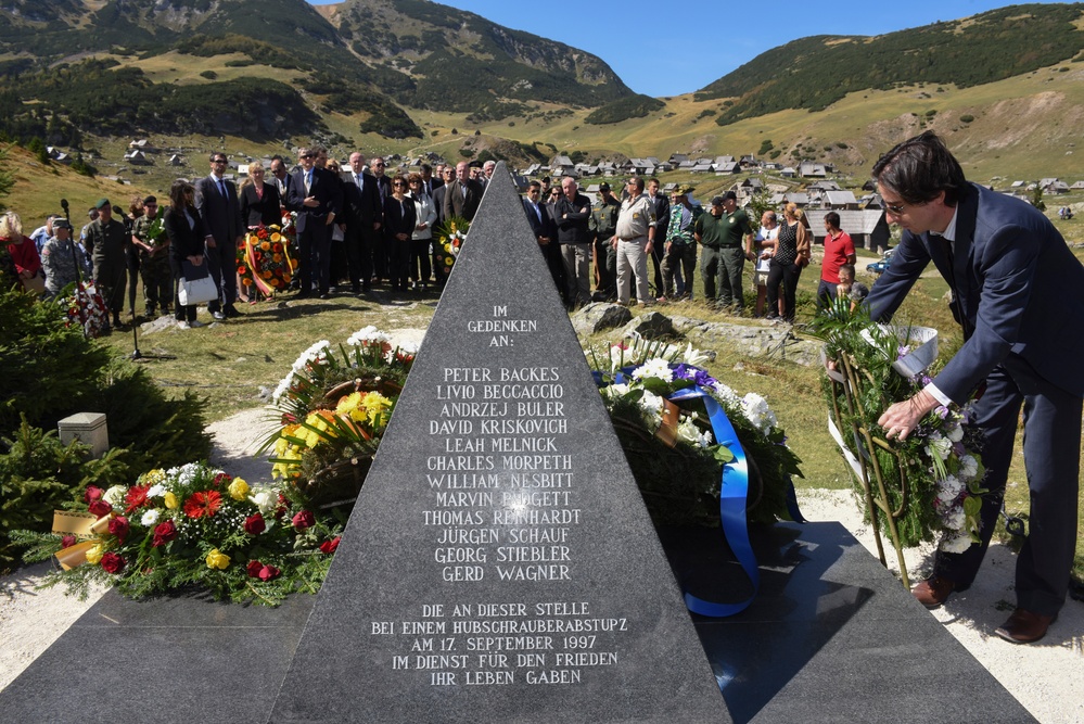 NATO HQ Sarajevo remembers fallen US delegation