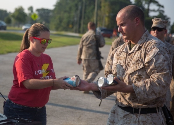 Moving with a purpose: 8th Comm hikes for charity