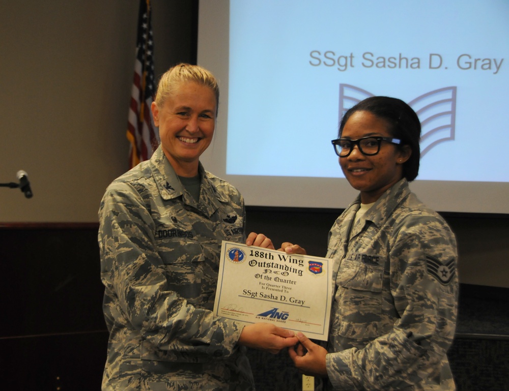 188th announces Outstanding Airmen of the Quarter