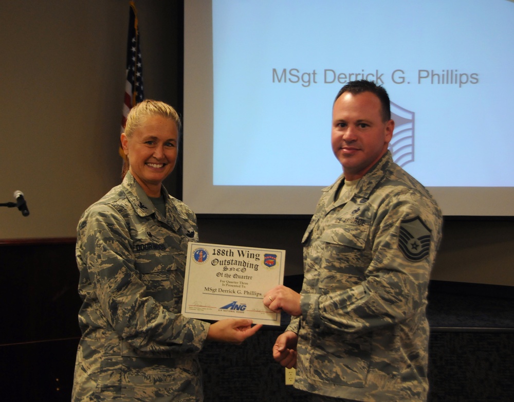 188th announces Outstanding Airmen of the Quarter