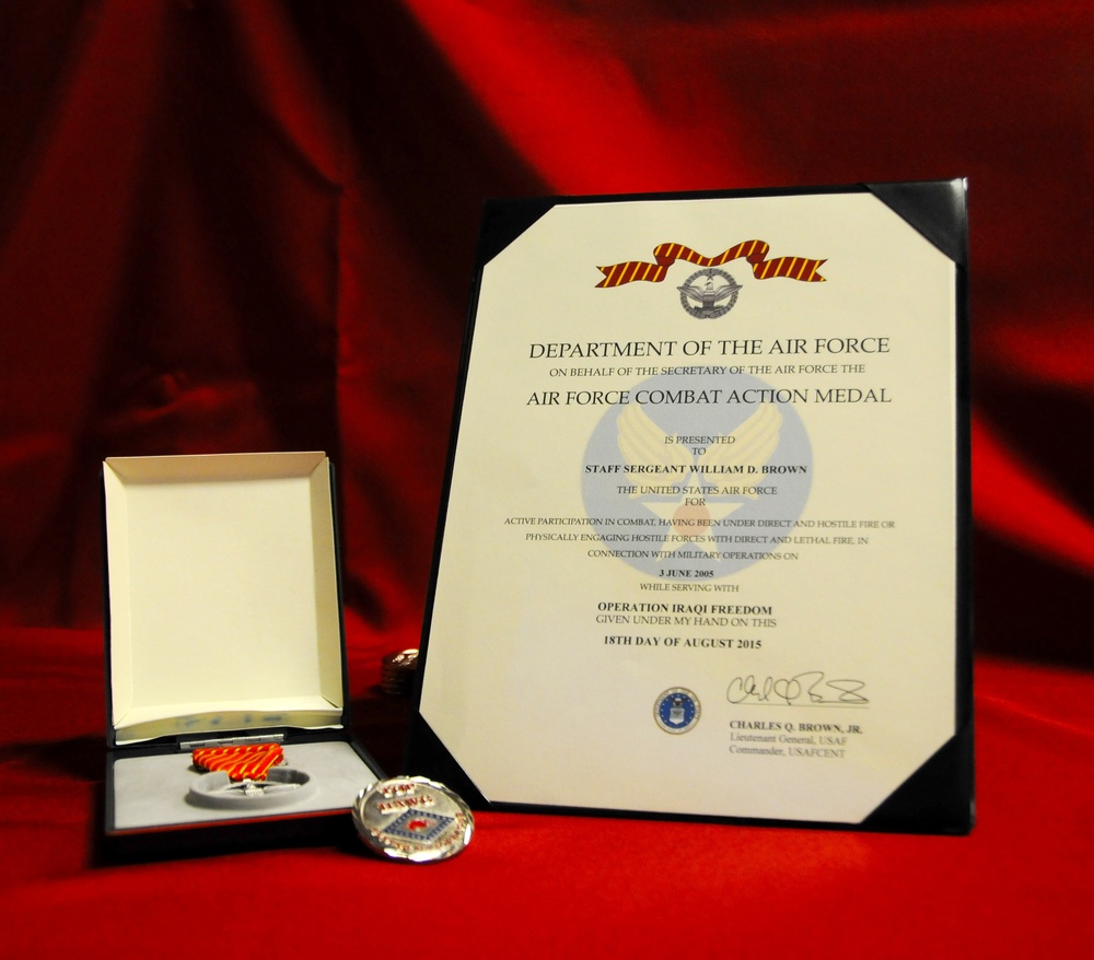 Dvids Images 188ths Brown Receives Air Force Combat Action Medal