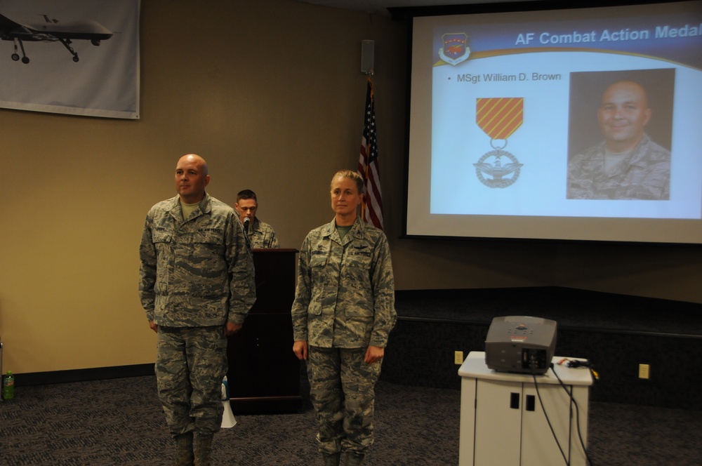 188th’s Brown receives Air Force Combat Action Medal