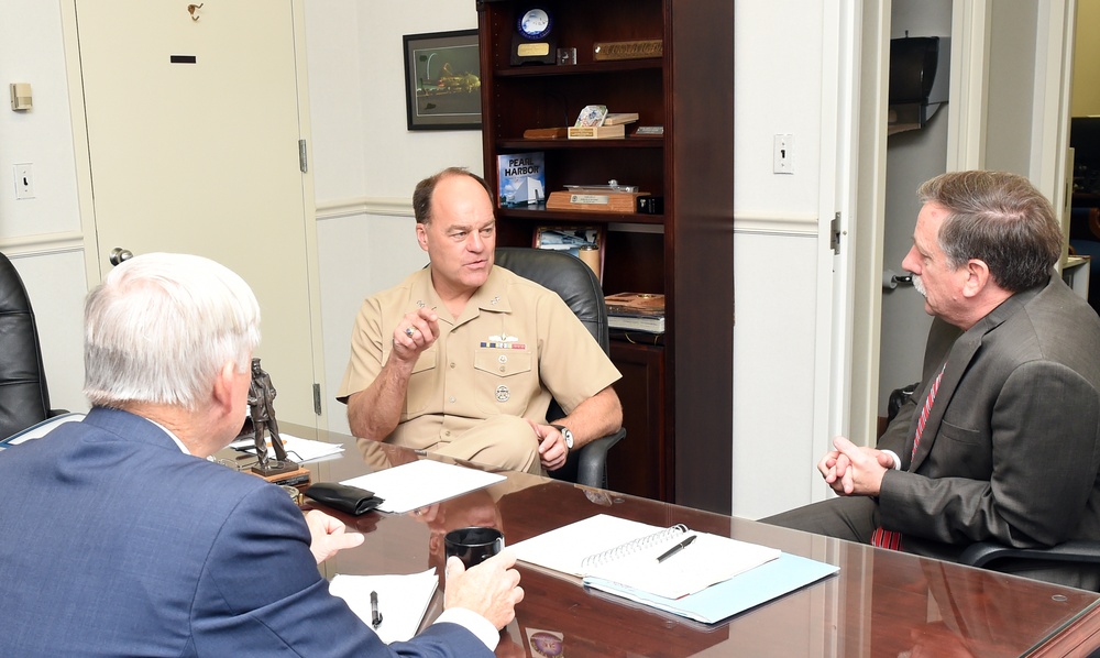 Rear Adm. John N. Christenson visits Naval War College
