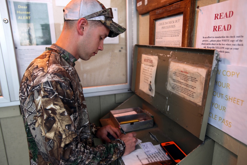 Bows to bullets: Hunting on Cherry Point