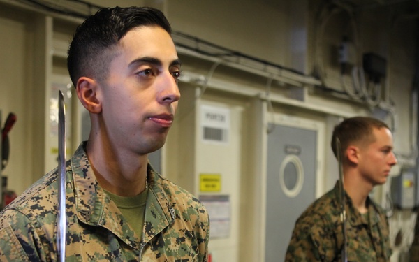 Marines graduate Corporal’s Course aboard USNS Lewis and Clark