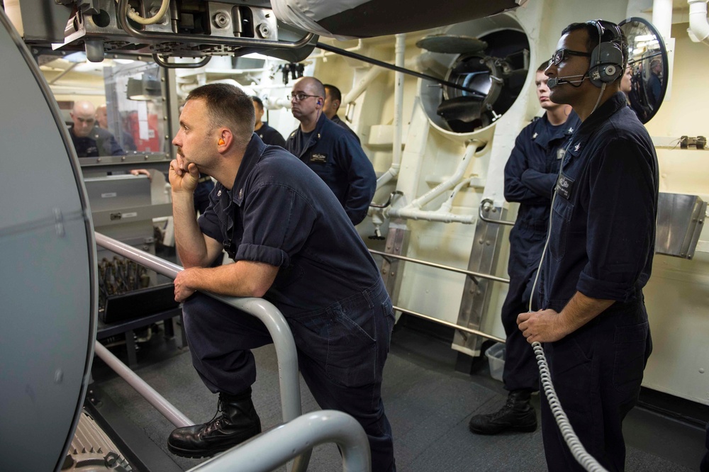USS Farragut ASW exercise