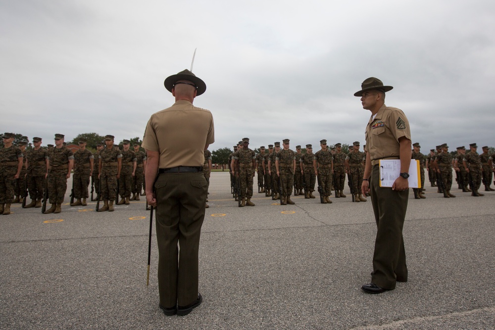 Photo Gallery: Marine recruits pass final drill examination on Parris Island