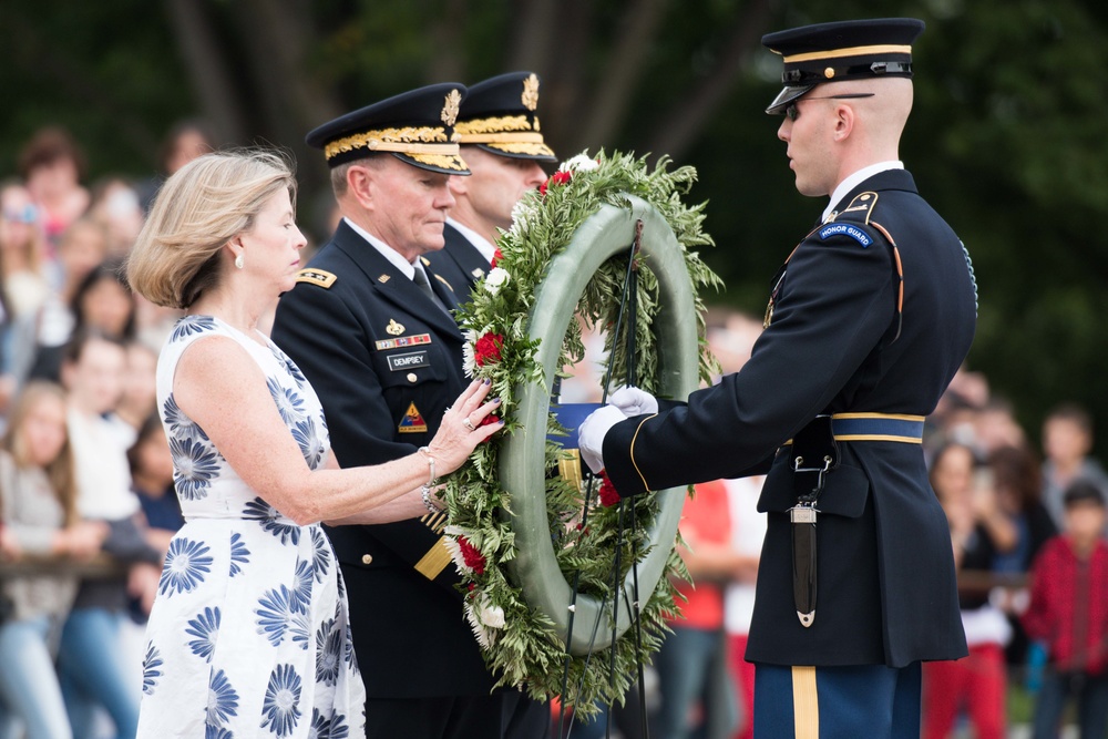 Gen. Martin E. Dempsey wreath-laying ceremony