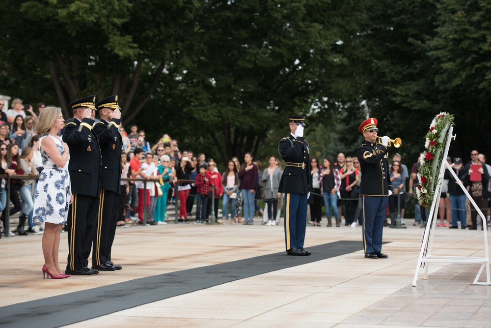 Gen. Martin E. Dempsey wreath-laying ceremony
