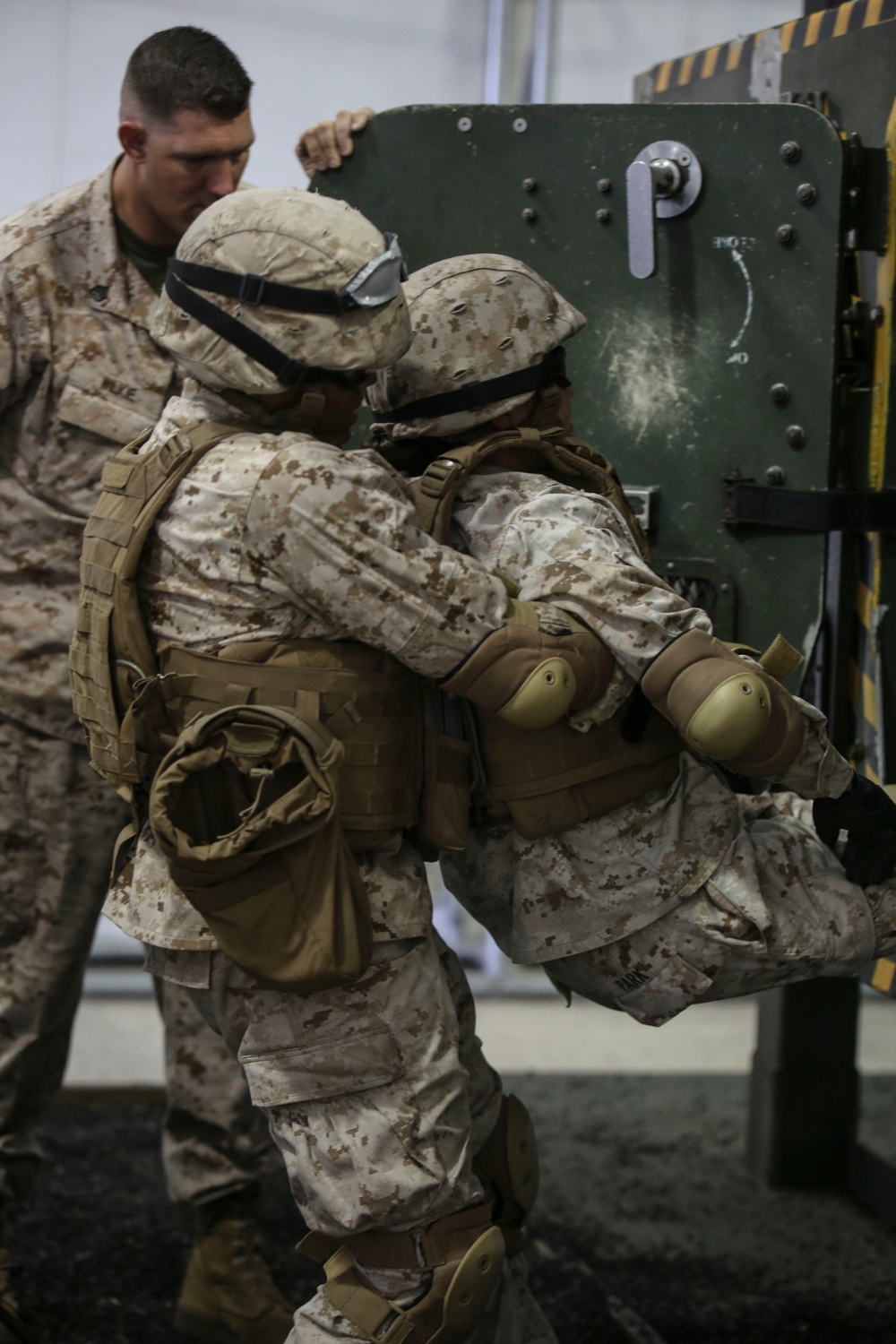 Marines gain confidence in overturned vehicles