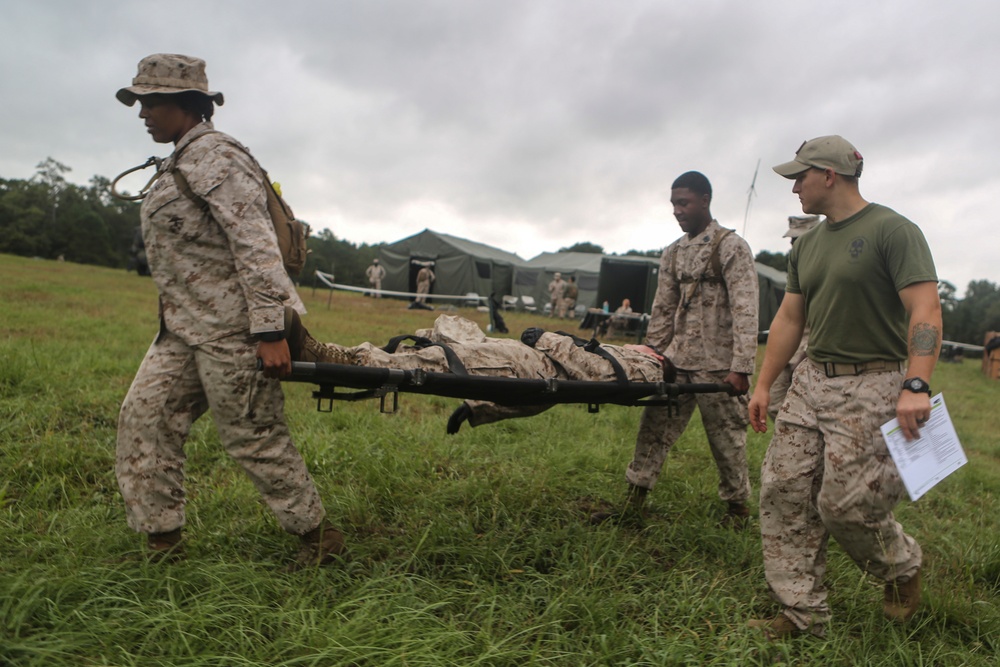 Corpsman up: 2nd Medical Battalion conducts realistic training