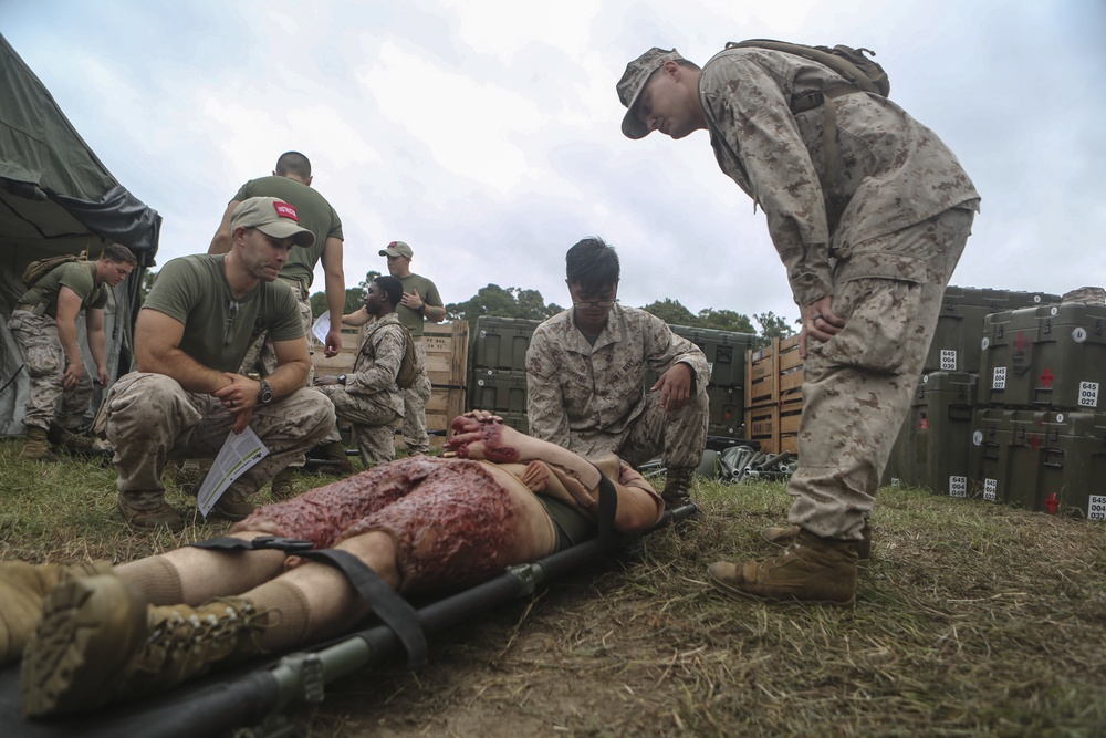 Corpsman up: 2nd Medical Battalion conducts realistic training