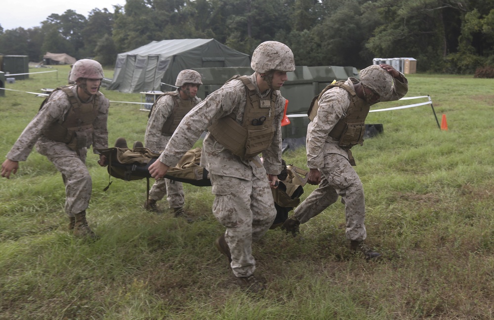 Corpsman up: 2nd Medical Battalion conducts realistic training