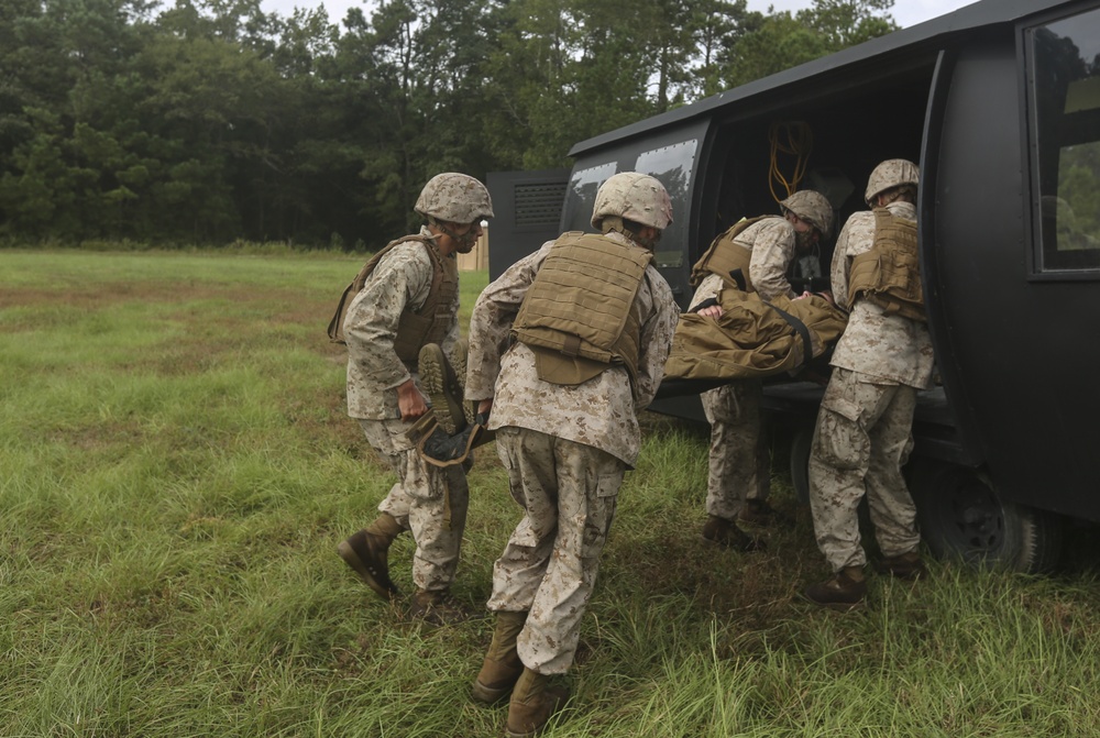 Corpsman up: 2nd Medical Battalion conducts realistic training