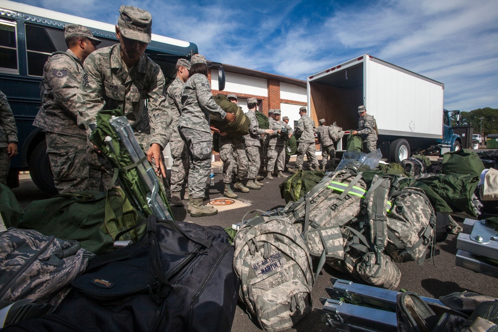 Task Force arrives at Woodbury Armory