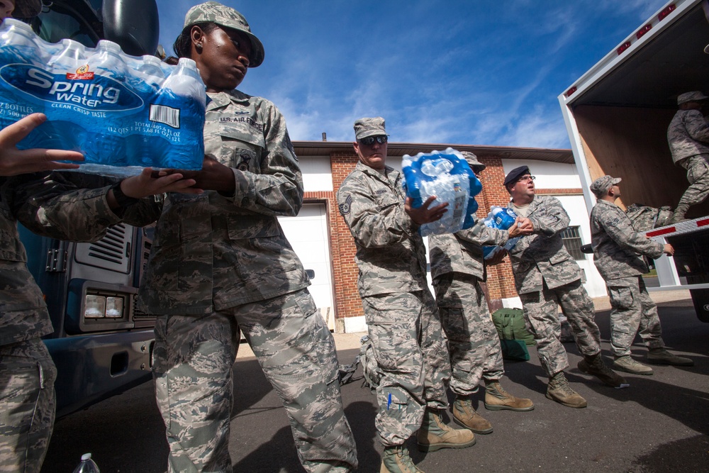 Task Force arrives at Woodbury Armory