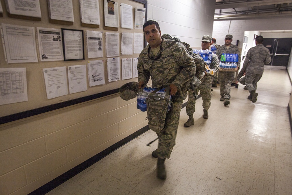 Task Force arrives at Woodbury Armory