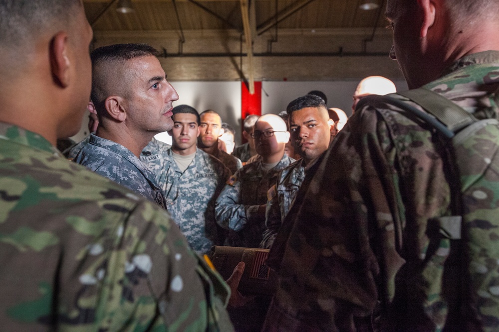 Task Force arrives at Woodbury Armory