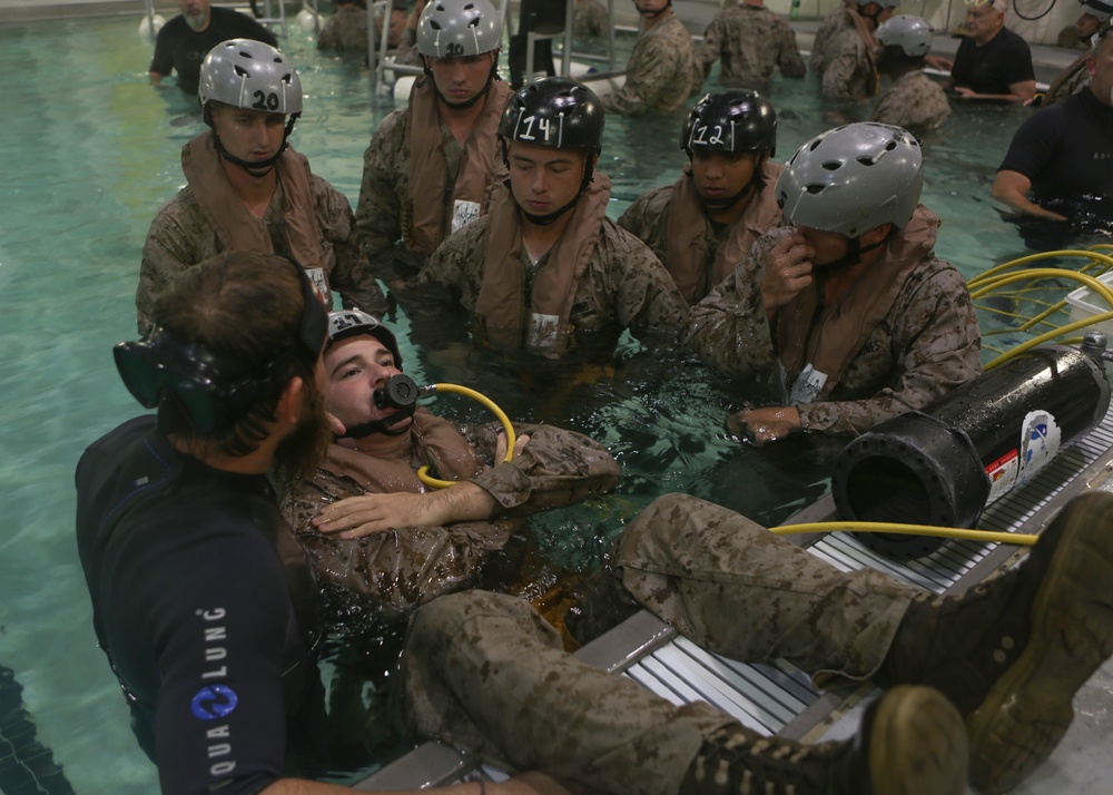 Surviving the dunk; 2/6 conquers the egress trainer