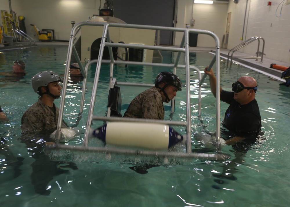 Surviving the dunk; 2/6 conquers the egress trainer