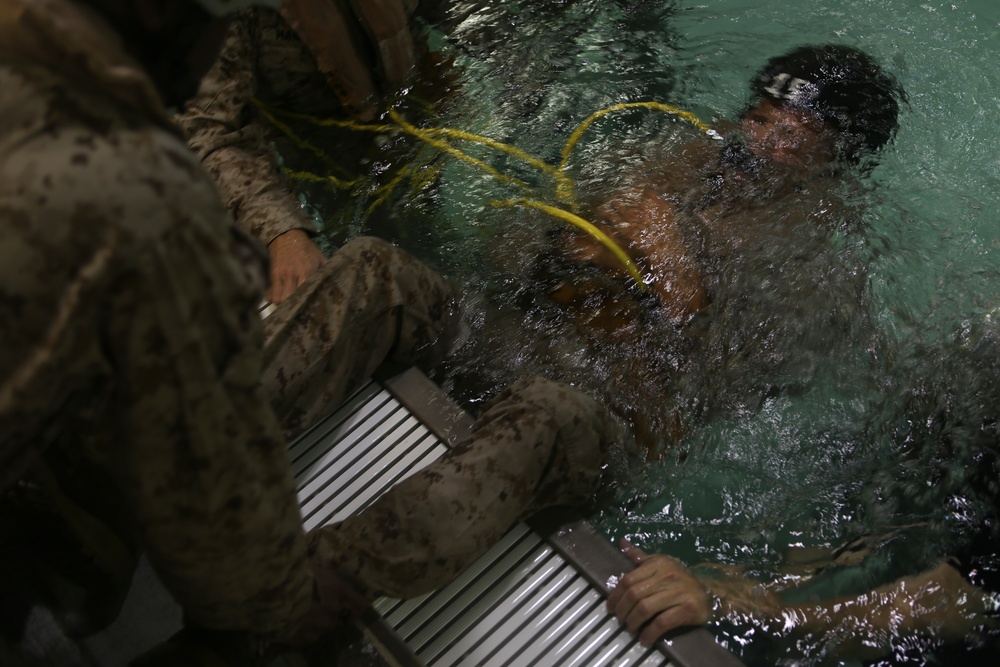 Surviving the dunk; 2/6 conquers the egress trainer