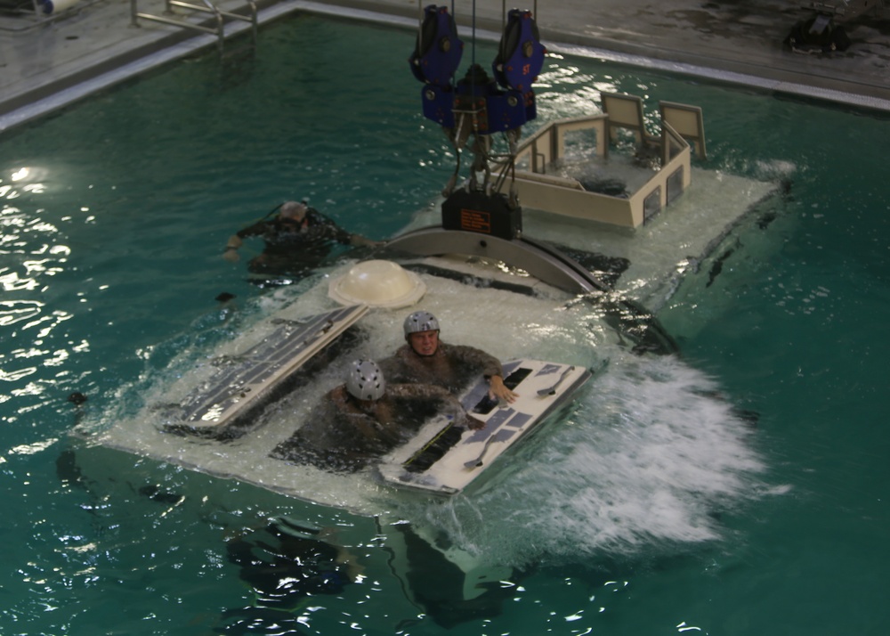 Surviving the dunk; 2/6 conquers the egress trainer