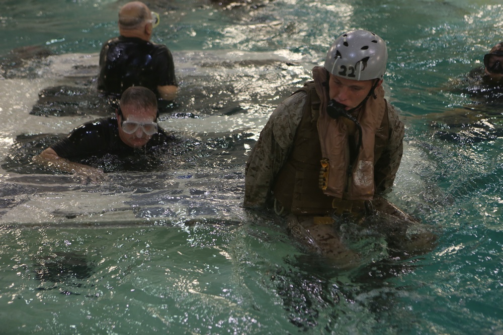 Surviving the dunk; 2/6 conquers the egress trainer