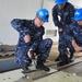 Pre-commissioning Unit Gerald R. Ford Sailors learn to use EMALS