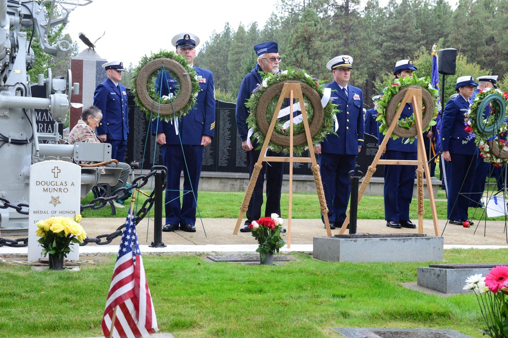 Coast Guard, Cle Elum, Wash., community honor Medal of Honor recipient Douglas Munro