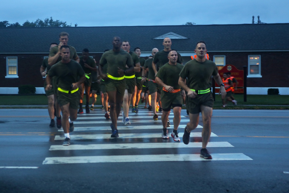 22D MEU running