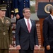 POTUS, SD and new CJCS stand at attention