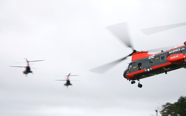 MCAS Cherry Point conducts final DOD H-46 flight
