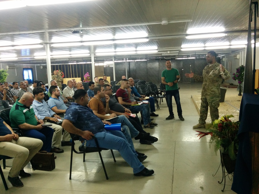 Regional Contracting Office Taji hosts local vendor day