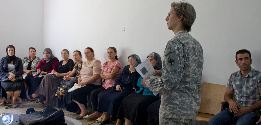 KFOR Soldiers assist local communities through Women for Women workshops