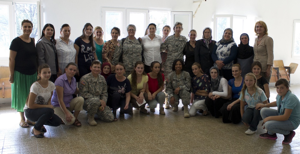 KFOR Soldiers assist local communities through Women for Women workshops