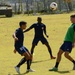 Armed Forces men's soccer training