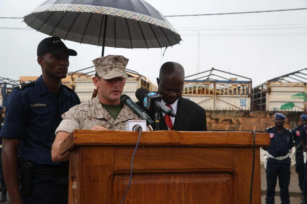 US Marines help strengthen Benin’s border police
