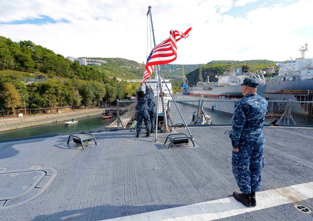USS Mount Whitney operations