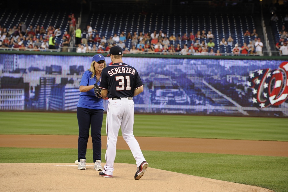 AF celebrates birthday at baseball game