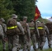 CLR-2 marches along during conditioning hike