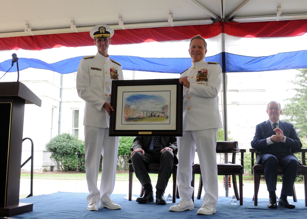 Change of command ceremony at the US Naval Observatory