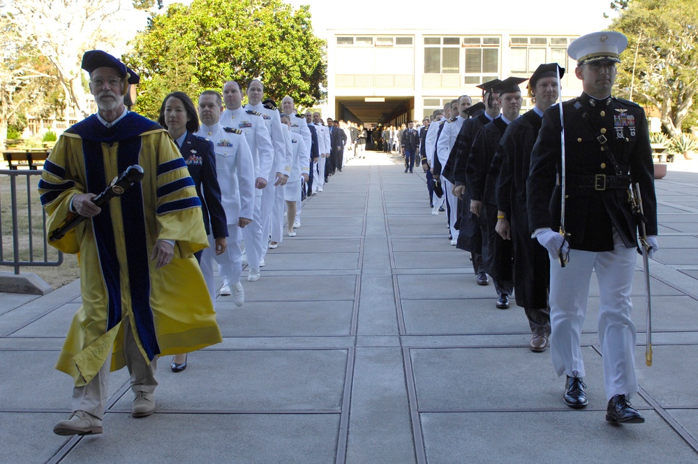 Naval Postgraduate School’s summer quarter graduation ceremony