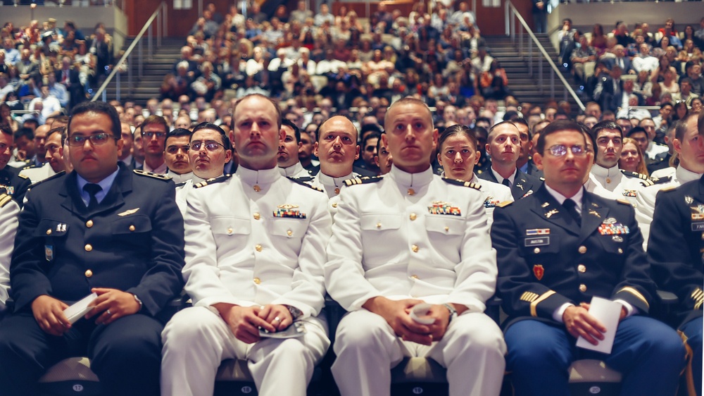 Naval Postgraduate School's summer quarter 2015graduation ceremony