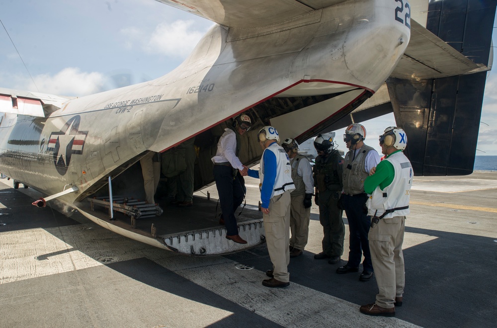 USS George Washington action