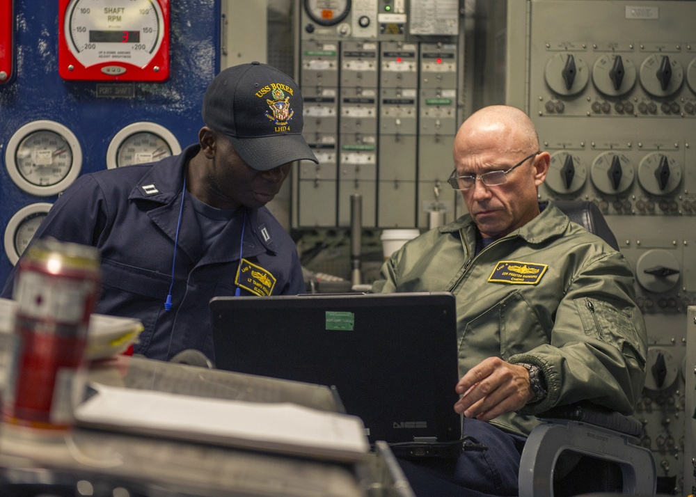 USS Boxer action