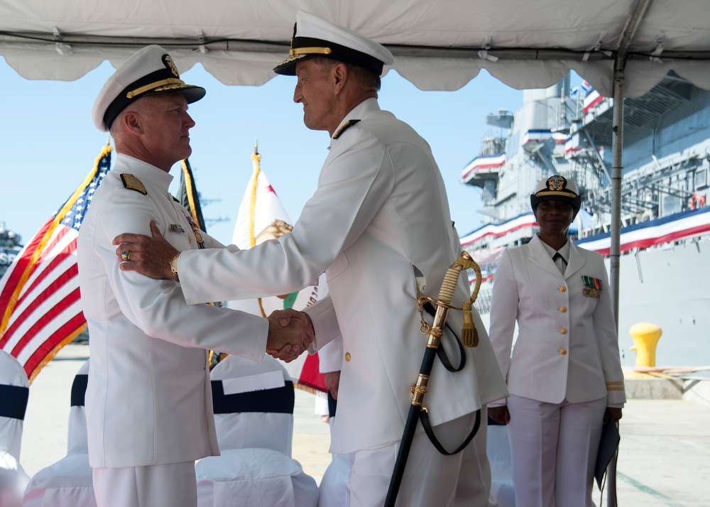 Change of command and induction ceremony