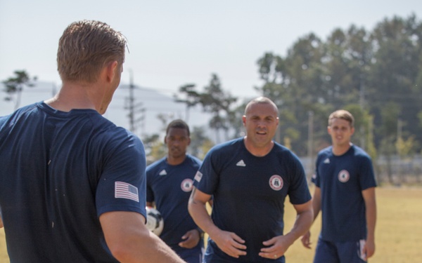 U.S. Mens Soccer Team Practice